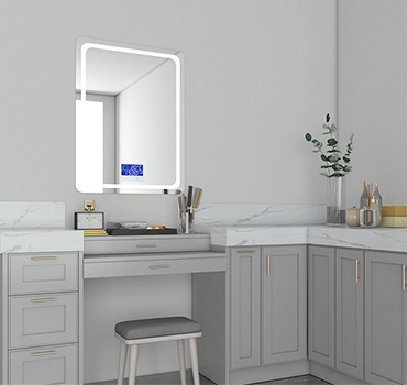Kunden spezifisches Hochglanz-weißes Badezimmer-Eitelkeit-Design